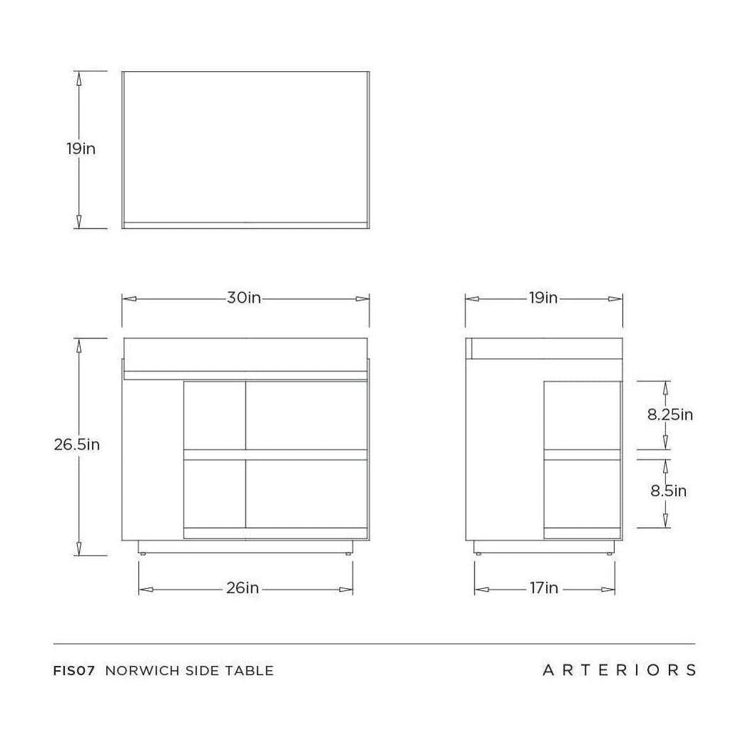Arteriors Norwich Side Table