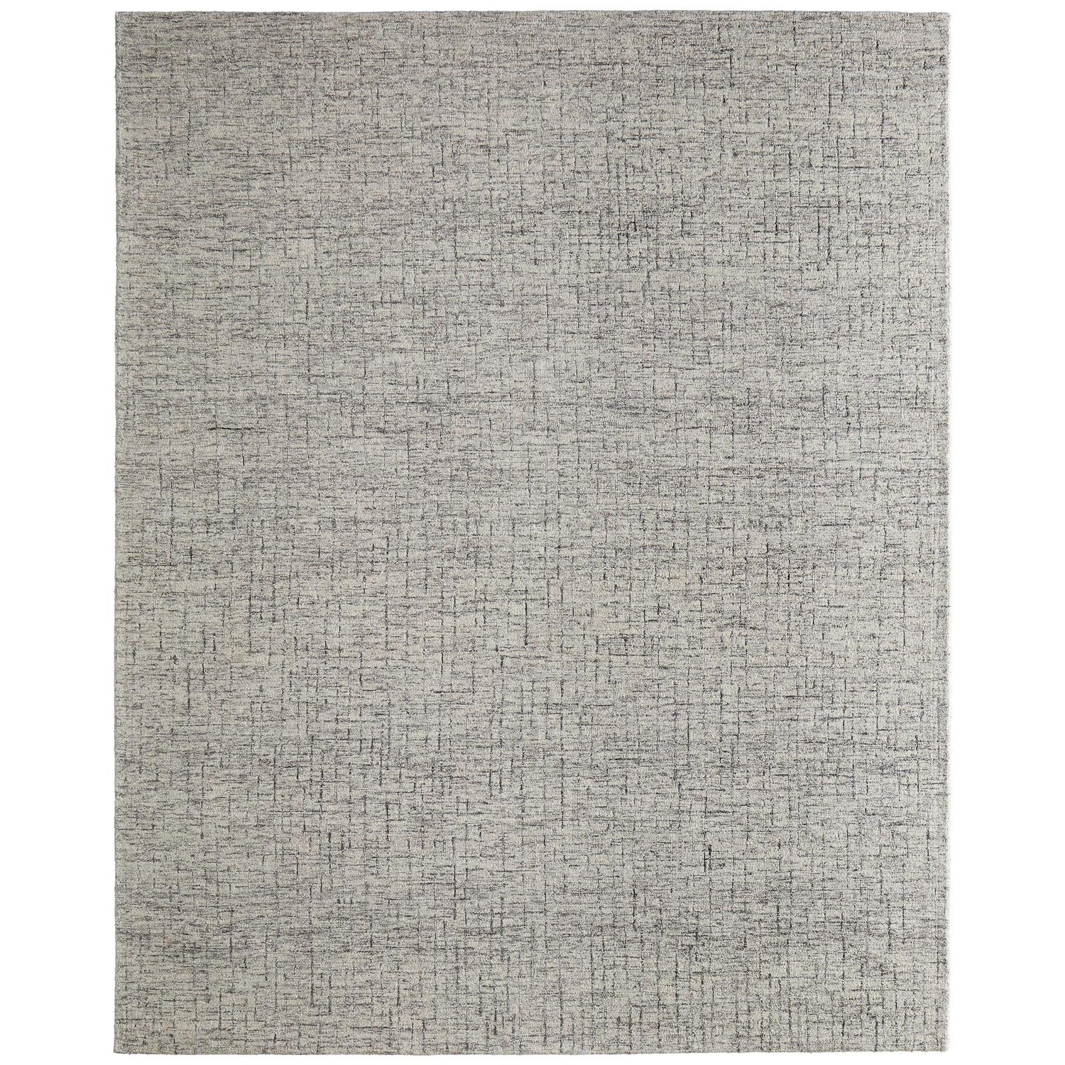 Feizy Belfort 8667F Transitional Solid Rug in Ivory/Gray/Taupe