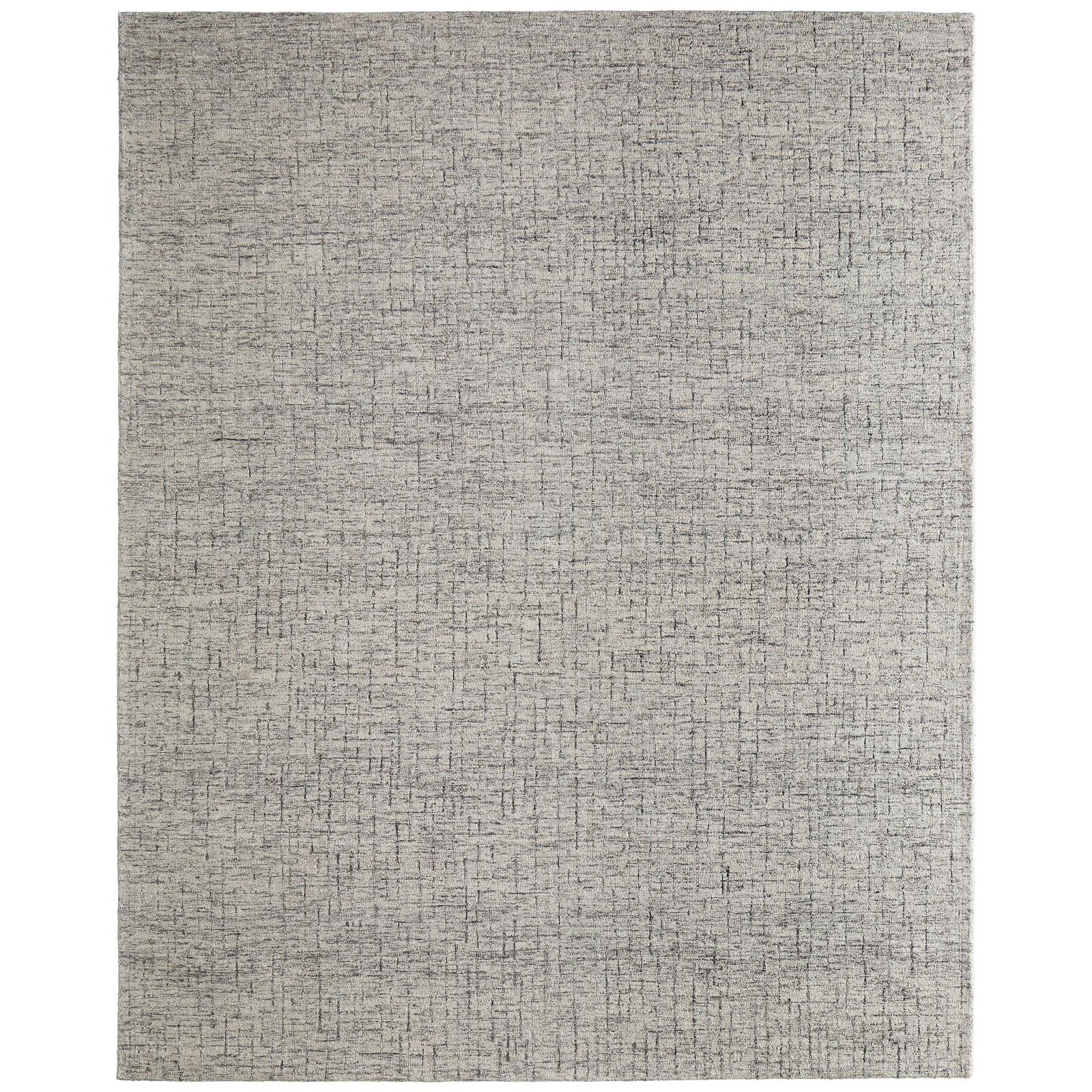 Feizy Belfort 8667F Transitional Solid Rug in Ivory/Gray/Taupe