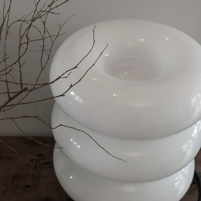 BOBO Intriguing Objects by Hooker Furniture Handblown Polish Bibe Opaline Glass Table Lamp