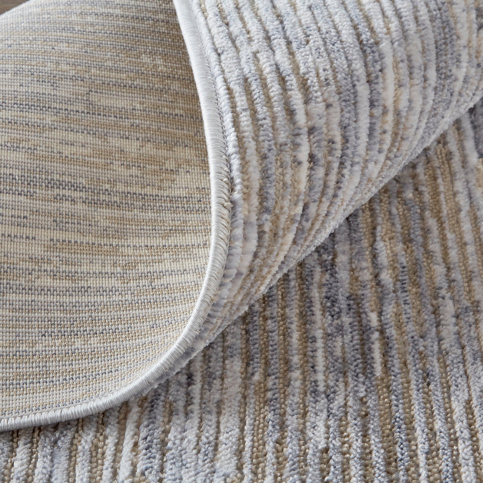 Feizy Laina 39GAF Transitional Distressed in Taupe/Silver/Tan