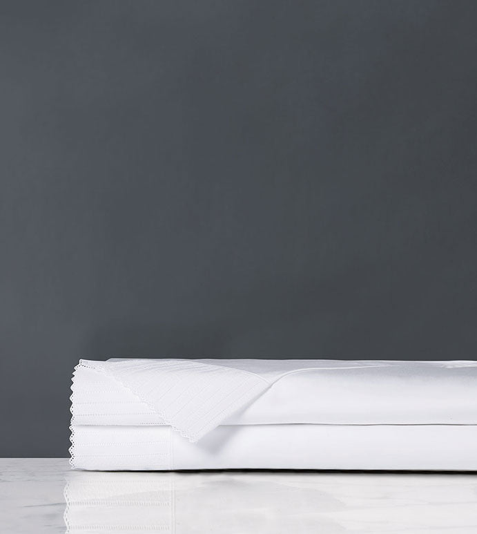 Eastern Accents Carlotta Lace Flat Sheet