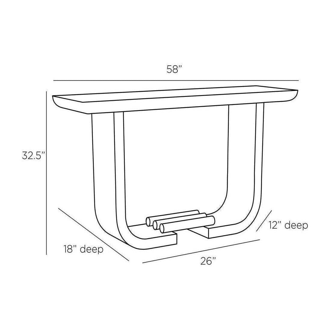 Arteriors Ralston Console
