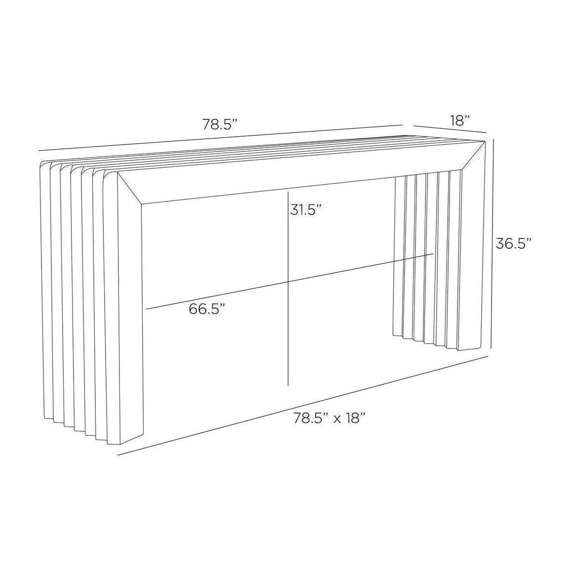 Arteriors Delano Outdoor Console