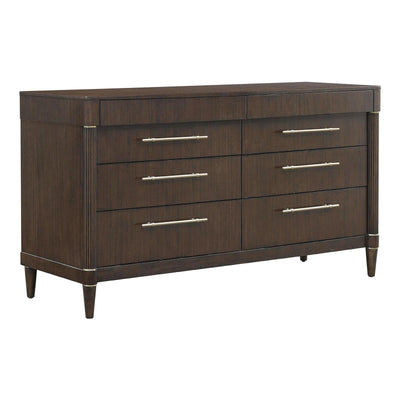 Pulaski Furniture Asher Park Piano Brown 8 Drawer Dresser