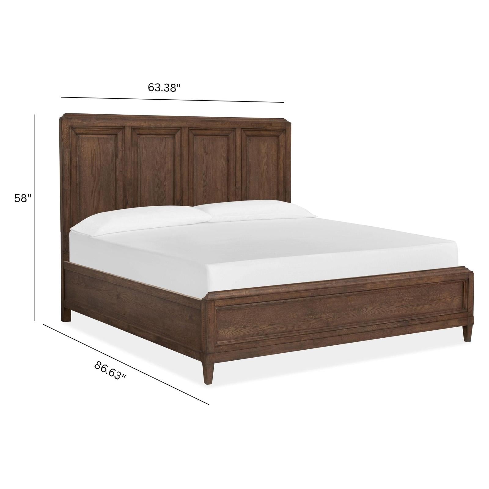 Magnussen Home Groveland Park Antique Coffee Panel Storage Bed
