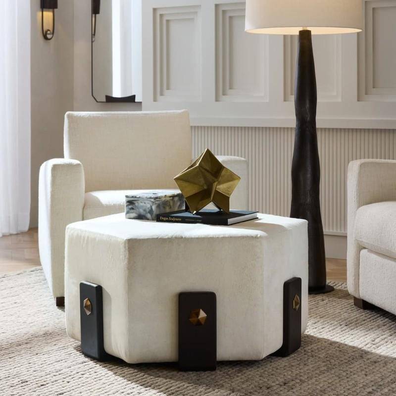 Arteriors Ivonne Ottoman