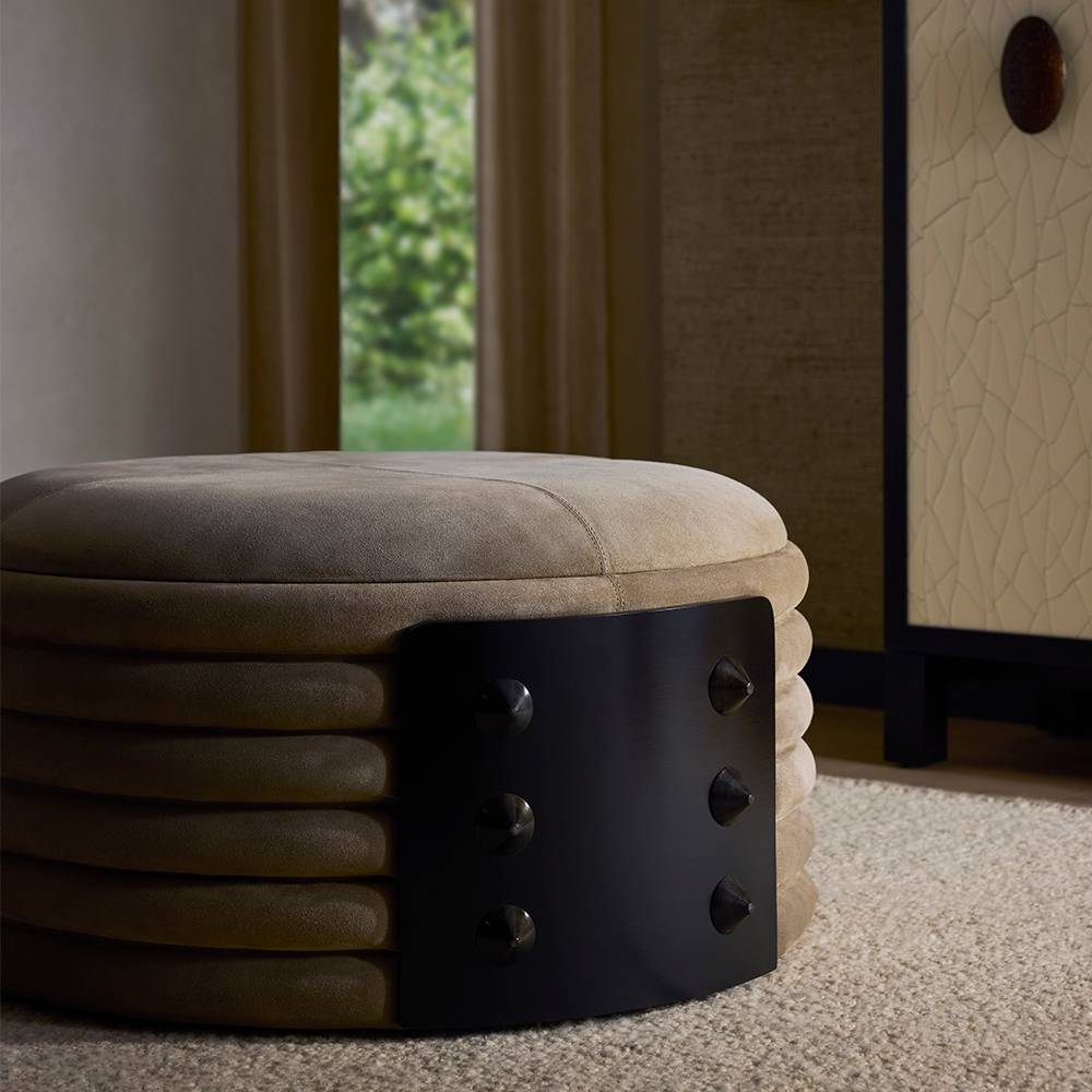 Arteriors Titus Ottoman