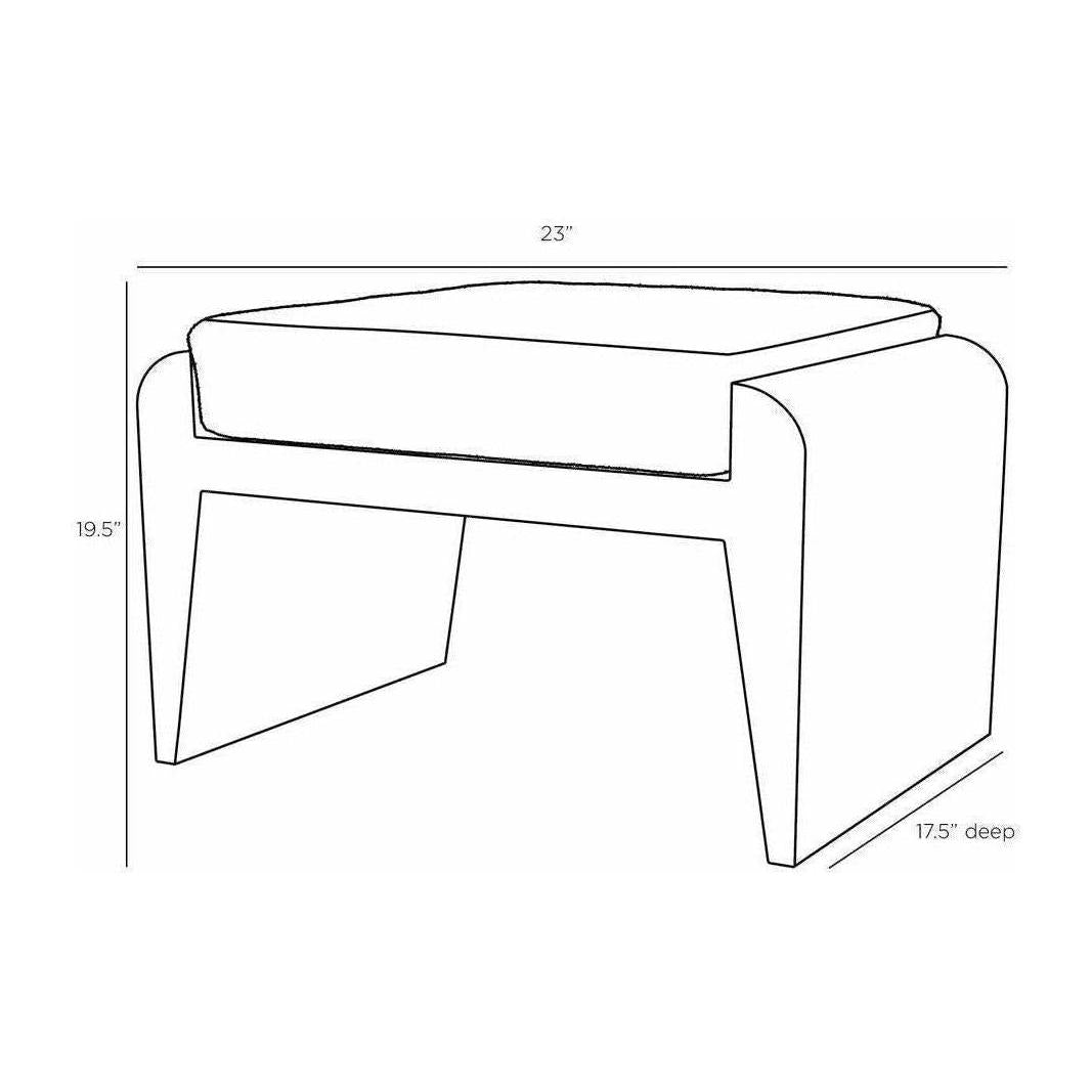Arteriors Alanna Ottoman
