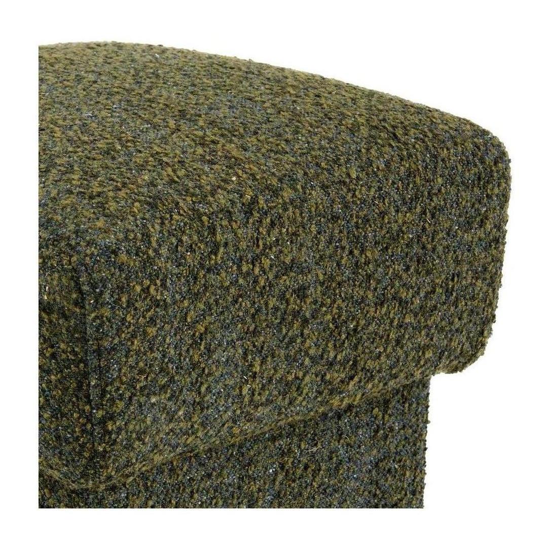 Arteriors Athens Ottoman Olive Bouclé