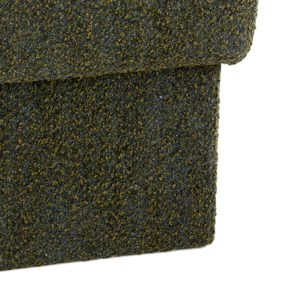 Arteriors Athens Ottoman Olive Bouclé