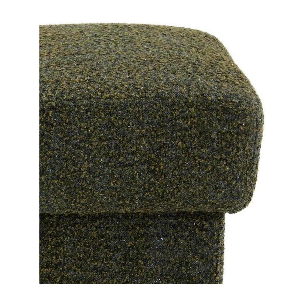 Arteriors Athens Ottoman Olive Bouclé