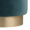 Arteriors Aegean Velvet Avalon Swivel Ottoman