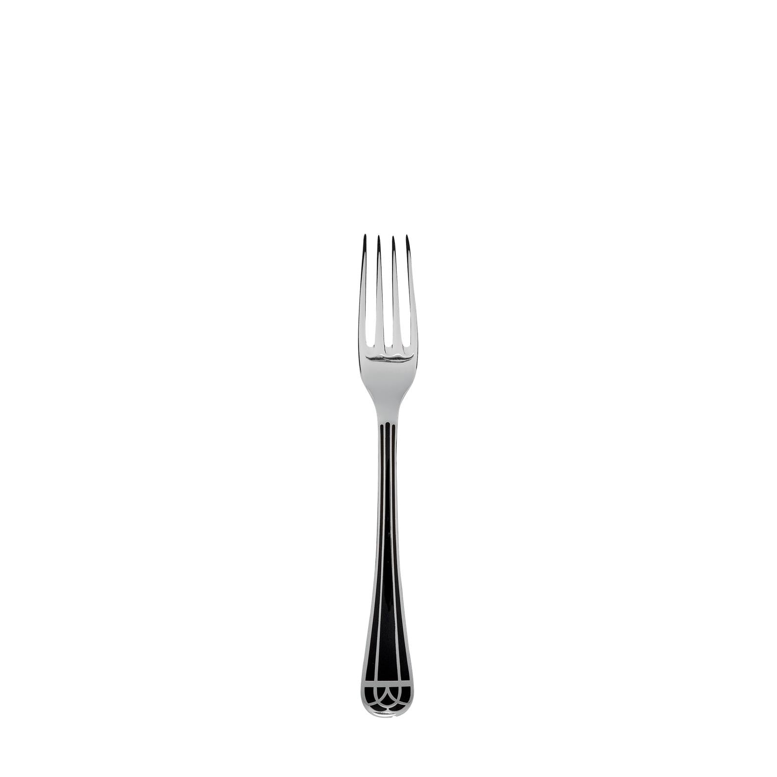Christofle Talisman Silver Plated Dessert Fork Black