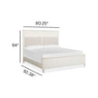 Salt Life Home Echo Isles Sea Pearl and Driftwood California King Upholstered Panel Bed