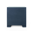 Villa & House Frances 2-Drawer Side Table with Glass Top