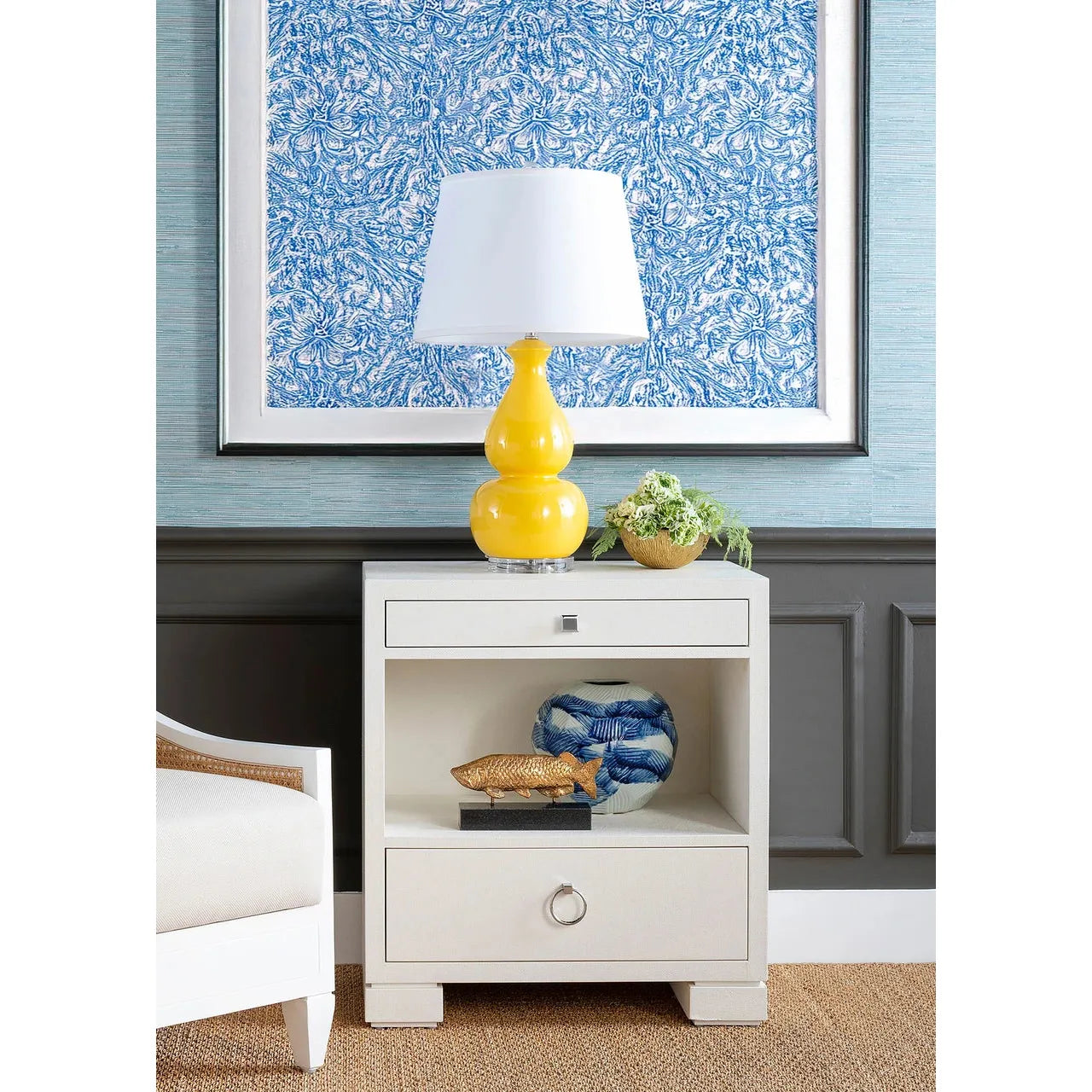 Villa & House Frances 2-Drawer Side Table