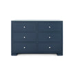 Villa & House Frances Extra Large 6-Drawer with Glass Top