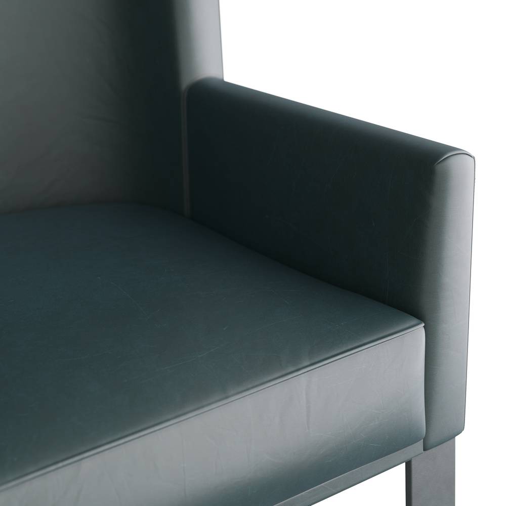 Arteriors Bleu Wingback Chair Clearance