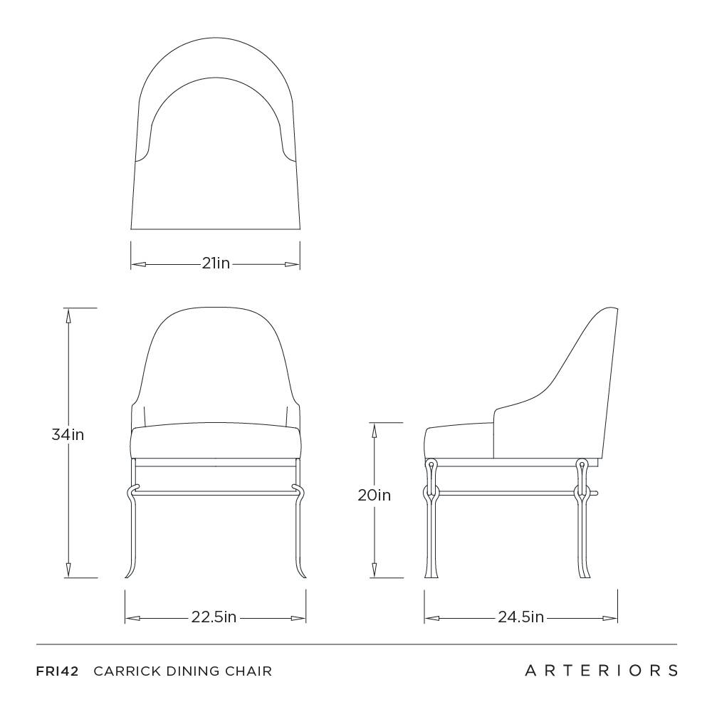 Arteriors Carrick Dining Chair