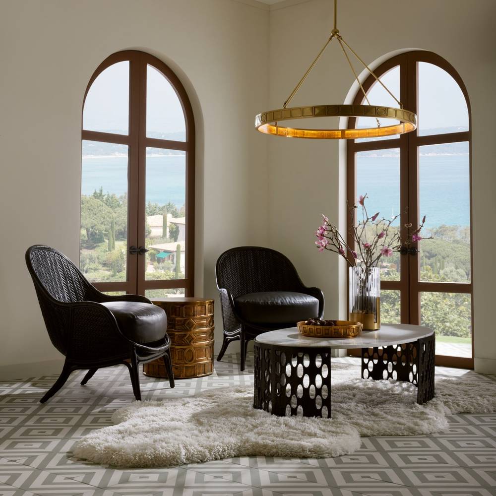 Arteriors Bonnie Lounge Chair Clearance