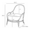 Arteriors Bonnie Lounge Chair Clearance