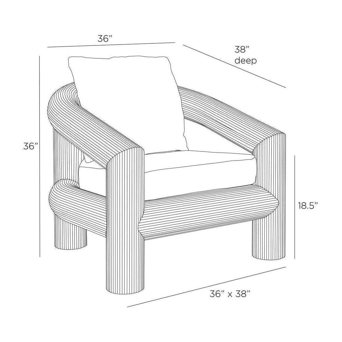 Arteriors Easley Outdoor Chair