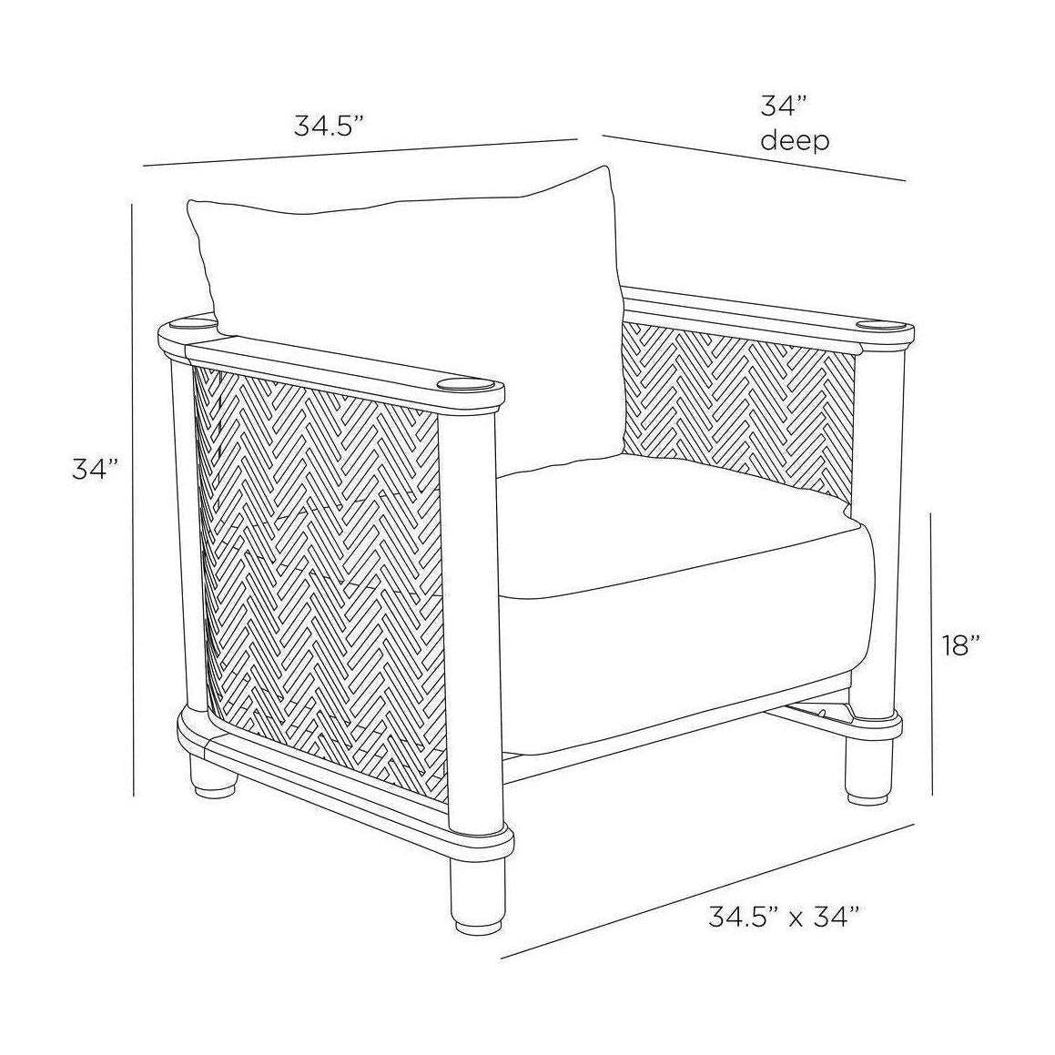 Arteriors Emoto Outdoor Chair