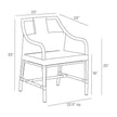 Arteriors Newton Outdoor Dining Chair