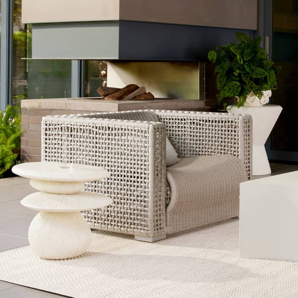 Arteriors Guidry Outdoor Lounge Chair