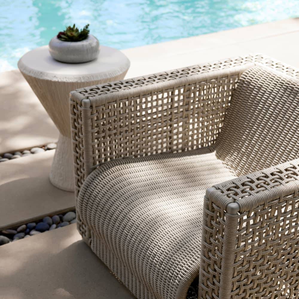 Arteriors Guidry Outdoor Lounge Chair