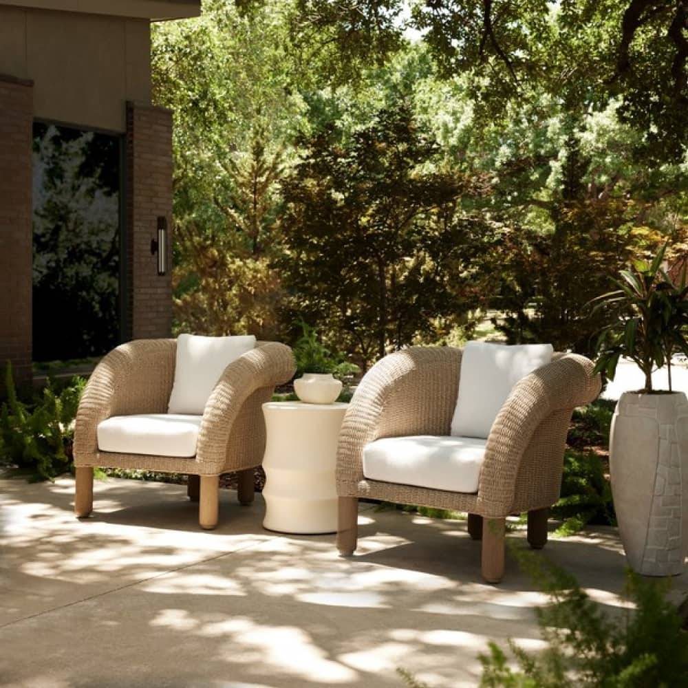 Arteriors Fielder Outdoor Lounge Chair