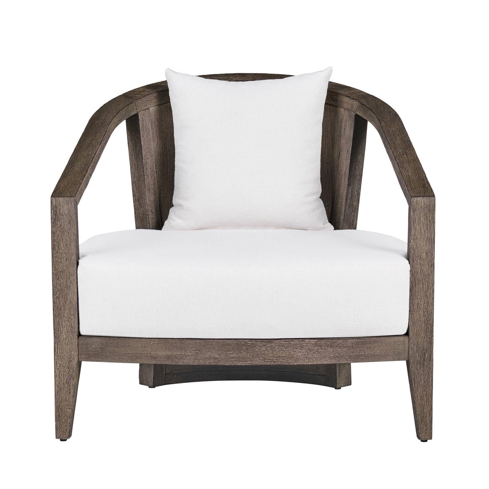 Arteriors Sobek Textured Back Outdoor Lounge Chair