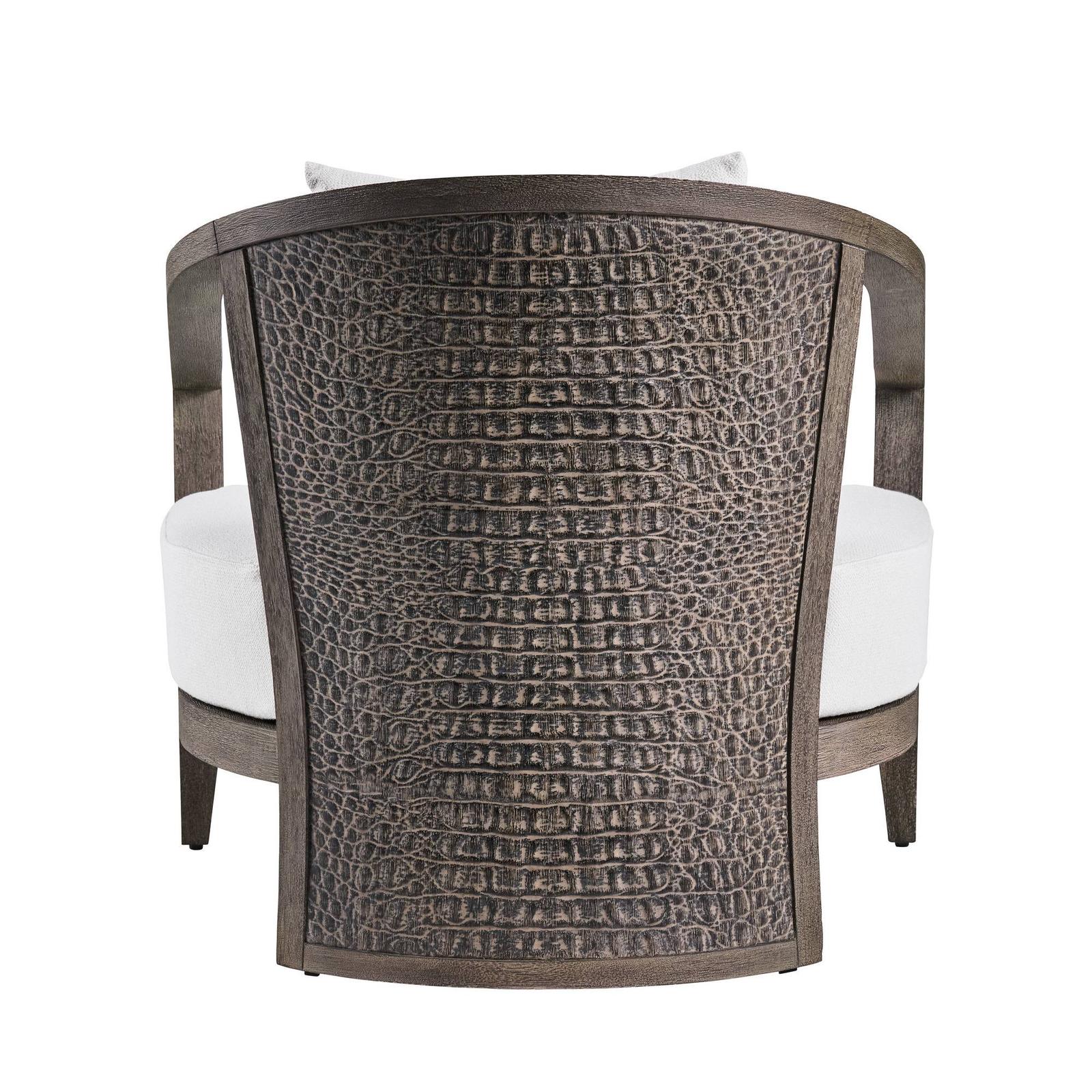 Arteriors Sobek Textured Back Outdoor Lounge Chair