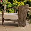 Arteriors Sobek Textured Back Outdoor Lounge Chair