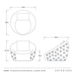 Arteriors Florian Outdoor Swivel Lounge Chair