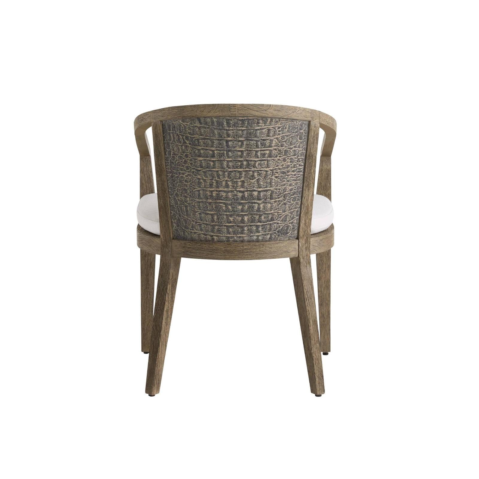 Arteriors Sobek Textured Back Outdoor Dining Chair