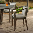 Arteriors Sobek Textured Back Outdoor Dining Chair