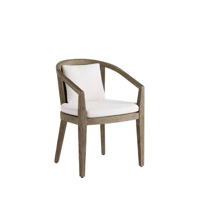 Arteriors Sobek Textured Back Outdoor Dining Chair