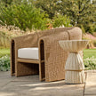 Arteriors Julien Open Arm Outdoor Lounge Chair