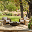 Arteriors Julien Open Arm Outdoor Lounge Chair