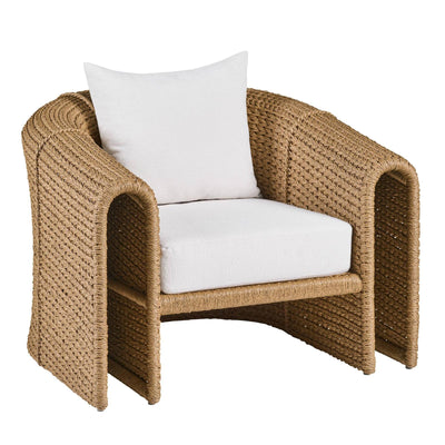 Arteriors Julien Open Arm Outdoor Lounge Chair