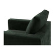Arteriors Lovell Chair Forest Velvet Dark Walnut