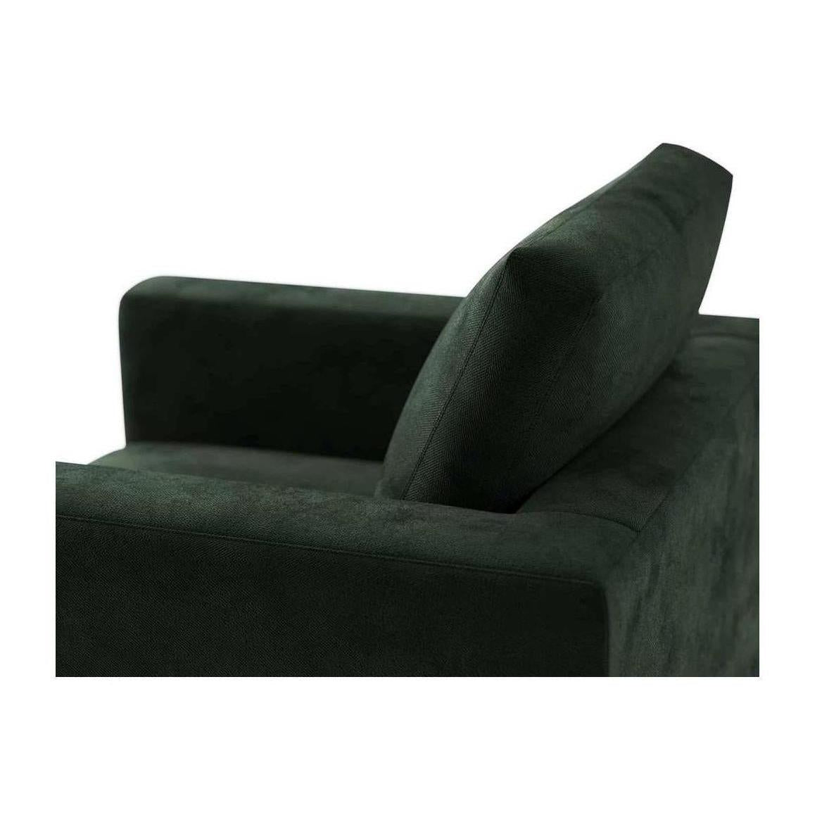 Arteriors Lovell Chair Forest Velvet Dark Walnut