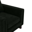 Arteriors Lovell Chair Forest Velvet Dark Walnut