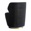 Arteriors Poppy Chair Forest Velvet Champagne Swivel