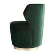 Arteriors Poppy Chair Forest Velvet Champagne Swivel