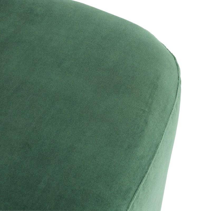 Arteriors Poppy Chair Forest Velvet Champagne Swivel