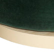 Arteriors Poppy Chair Forest Velvet Champagne Swivel