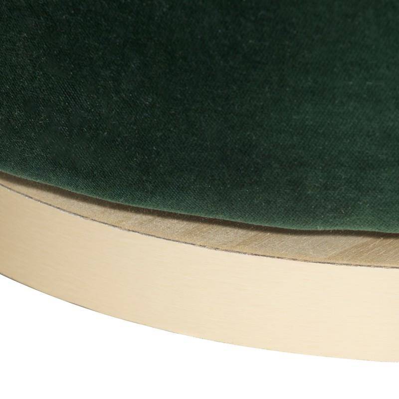 Arteriors Poppy Chair Forest Velvet Champagne Swivel